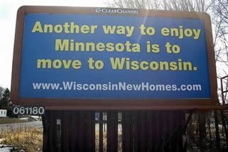 Minesota to Wisconsin